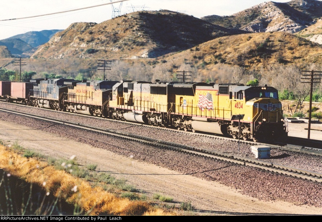 Eastbound stack train